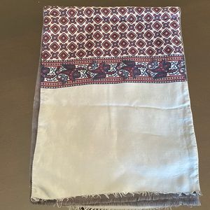 CHRISTIAN DIOR men’s silk scarf